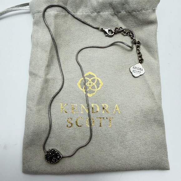 Kendra Scott Black Pendant Necklace - Picture 2 of 3